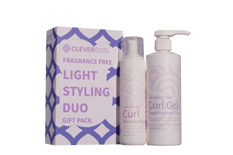Clever Curl Fragrance Free Light Styling Mother's Day Duo