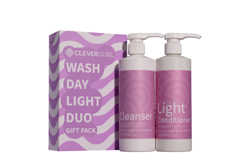 Clever Curl Wash Day Light Mother's Day Duo