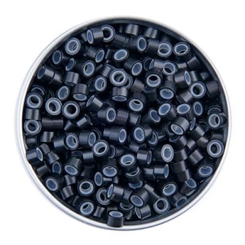 Standard Silicon Beads - Black #1 / 125 Pack