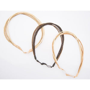 Strand Headband* - Medium Blonde - Hi Heat Synthetic Fibre